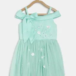 MINIKLUB Kids Mint Green Applique Dress-picture-34