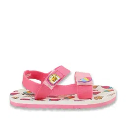 Fame Forever by Lifestyle Kids Pink Rani Pink Fuschia Mink Ankle Strap Sandals-picture-37