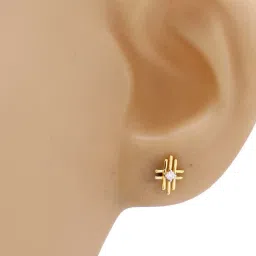 Waman Hari Pethe Jewellers 18k Gold & Diamond Earrings for Women image 2