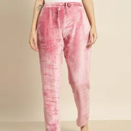 Sweet Dreams Pink Plain Lounge Pants image 1