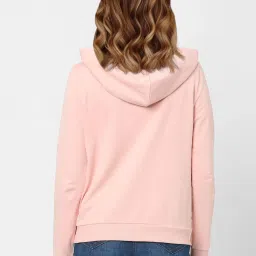 Vero Moda Peach Printed Hoodie image 2
