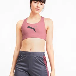 Puma Pink Non Wired Full Coverage Sports Bra image 1
