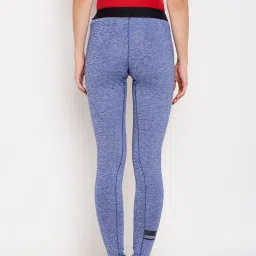 ALCIS Royal Blue & White Textured Leggings image 2