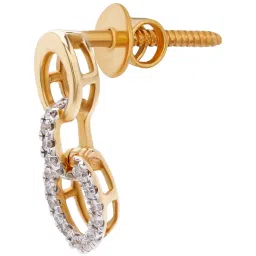 Waman Hari Pethe Jewellers 18k Gold & Diamond Earrings for Women image 4