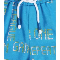 MINIKLUB Kids Blue Printed Shorts image 4