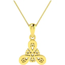 Waman Hari Pethe Jewellers 18k Gold & Diamond Pendant without Chain for Women image 4