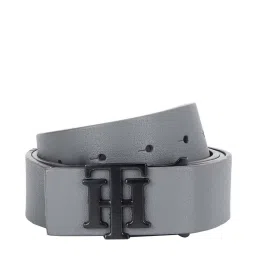 Tommy Hilfiger Johnson Grey Leather Waist Belt for Men image 1