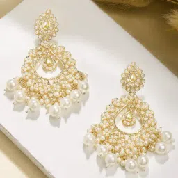 Karatcart Gold-Tone Plated Earrings for Women-picture-30