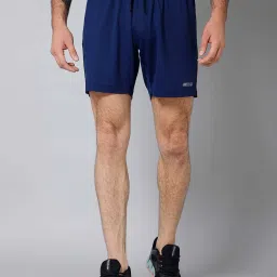 Cantabil Royal Blue Regular Fit Sports Shorts image 1