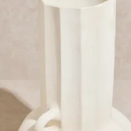 Westside Home Off-White Paper Mache Vase - Large image 3