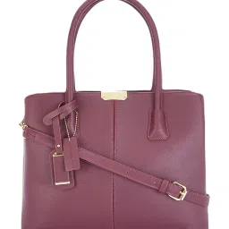 Forever Glam by Pantaloons Wine Medium Satchel Handbag image 1