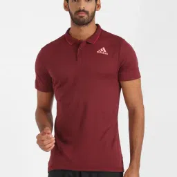 adidas Maroon Polo T-Shirt-image-16