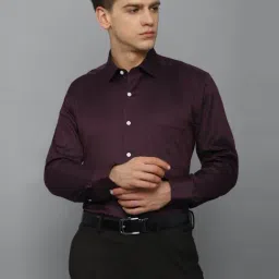 Louis Philippe Brown Cotton Regular Fit Printed Shirt-picture-26