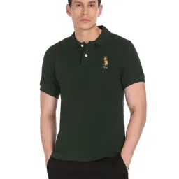 U.S. Polo Assn. Dark Green Polo T-Shirt-picture-41