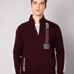 Cantabil Wine Regular Fit Printed Sweatshirt-picture-25