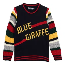 Blue Giraffe Kids Multicolor Graphic Print Sweater image 1