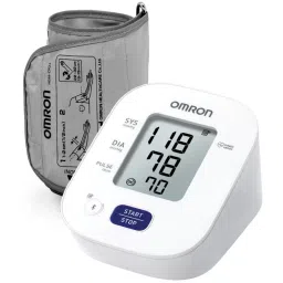 Omron Hem 7140T1  Bluetooth Digital Blood Pressure Monitor with Hypertension Indicator (White) image 1