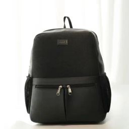 Zouk Office Black Jute Solid Laptop Backpack - 16.6 Ltrs-picture-49