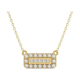 Silvermist 925 Sterling Silver Evelyne Diamond Necklace for Women & Girls-image-38