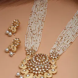 Panash Gold Plated Necklace and Earrings image 1