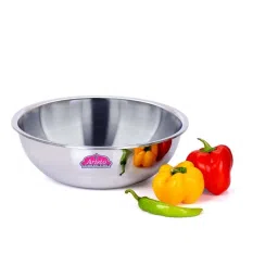 Aristo Silver Triply Induction Friendly Tasra With Stainless Steel Lid (1.2 L) image 1