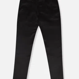 Allen Solly Junior Black Solid Trousers image 1