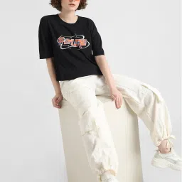 Only Black Graphic Print T-Shirt image 1