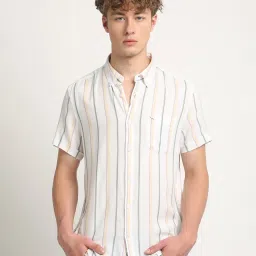 The Bear House Multicolor Slim Fit Striped Shirt image 1