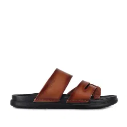 Red Chief Men's Tan Cross Strap Sandals-image-98