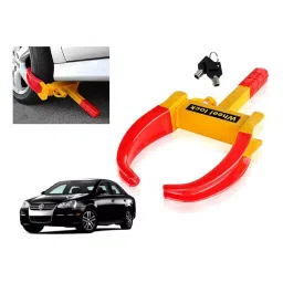 Auto Pearl Claw Type Anti Theft Wheel Clamp Lock for Volkswagen Jetta 1.4 TSI Trendline 2011-2013-image-79