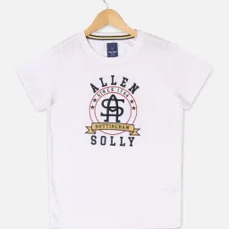 Allen Solly Junior White Printed T-Shirt image 1