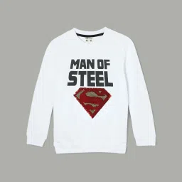 Fame Forever by Lifestyle Boys White Cotton Character Based Full Sleeves image 1