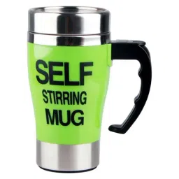 Smokey Cocktail Green Stainless Steel Self Stirring Mug With Lid (350ml)-image-90