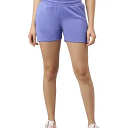 ALCIS Purple Polyester Sports Shorts image 1