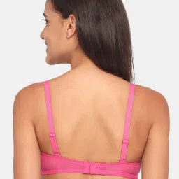 Zivame Pink Under-wired Padded T-Shirt Bra image 2