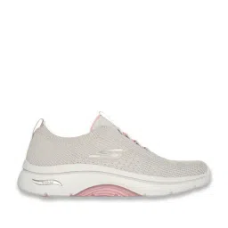 Skechers Women's GO WALK ARCH FIT 2.0 - SOFIA Taupe Walking Shoes-picture-24