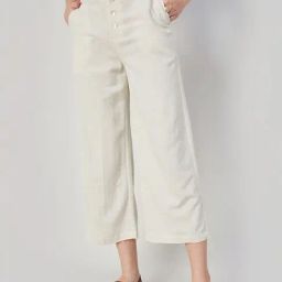 Code by Lifestyle Beige Mid Rise Crop Pants-picture-7