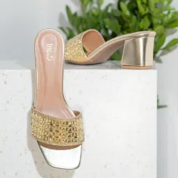 Inc.5 Women's Golden Casual Sandals image 1