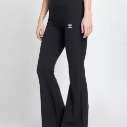 Adidas Originals Black ESS FL Tights Tights image 3