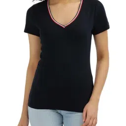 Tommy Hilfiger Navy Regular Fit T-Shirt-image-36