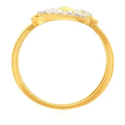 Malabar Gold and Diamonds 18k Gold Heart Ring for Women image 4