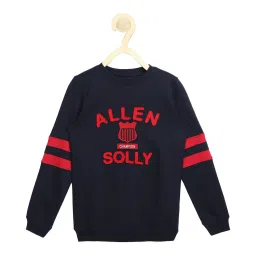 Allen Solly Junior Navy Graphic Print Sweatshirt image 1