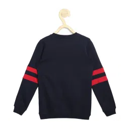 Allen Solly Junior Navy Graphic Print Sweatshirt image 2