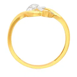 Malabar Gold and Diamonds 18k Gold Heart Ring for Women image 4