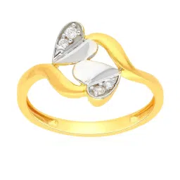 Malabar Gold and Diamonds 18k Gold Heart Ring for Women image 1