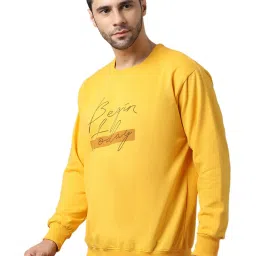 Vimal Jonney Yellow Printed Sweatshirt image 4