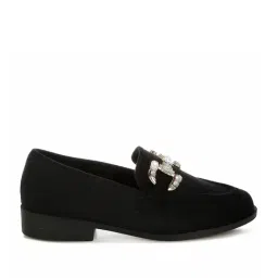 Rag & Co Women's Black Casual Loafers-picture-32