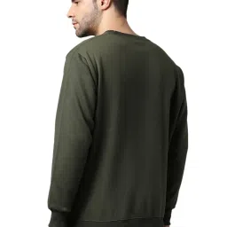 Vimal Jonney Olive Regular Fit Sweatshirt image 2