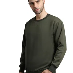 Vimal Jonney Olive Regular Fit Sweatshirt image 3