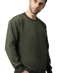 Vimal Jonney Olive Regular Fit Sweatshirt image 4
